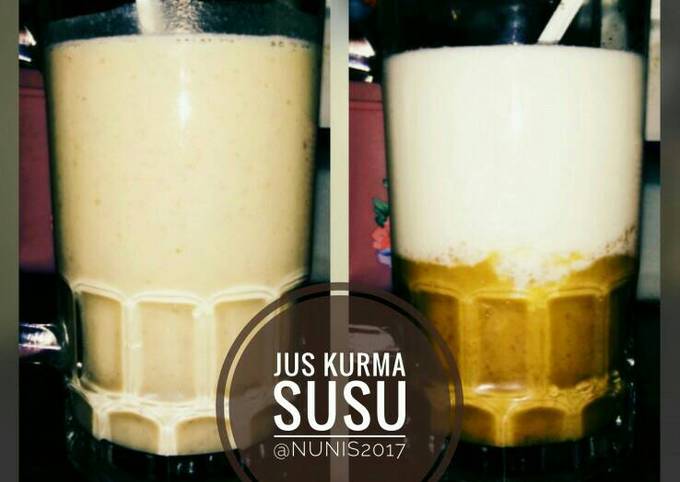 Resep Jus Kurma Susu Oleh 🍒riny Hanjani 🍒 Cookpad