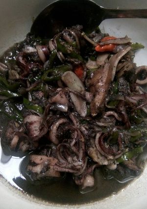 Foto resep Cumi hitam