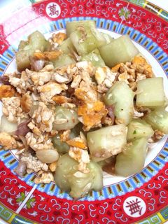 รูปของ แตงกวาผัดไข่ (มังสวิรัติ) #อาหารไทยง่ายๆ