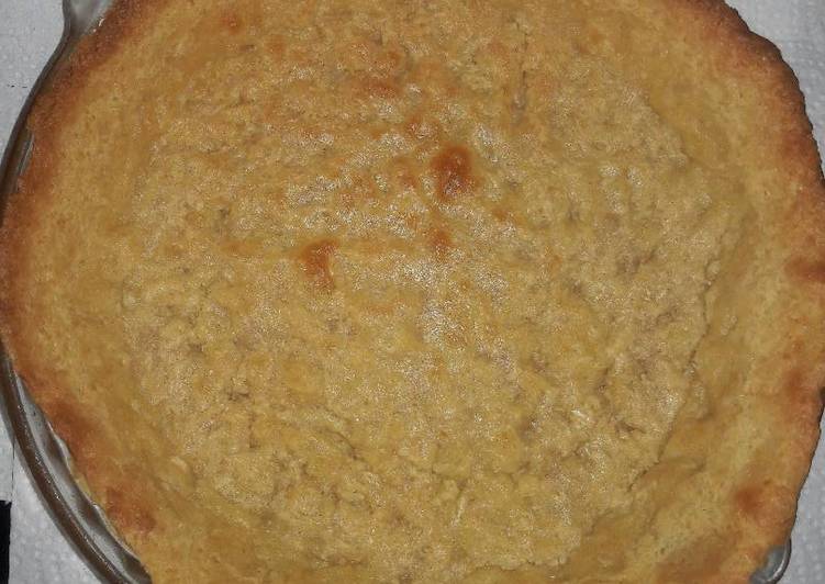 Recipe of Super Quick Soy Flour Quiche Crust (Low-Carb)