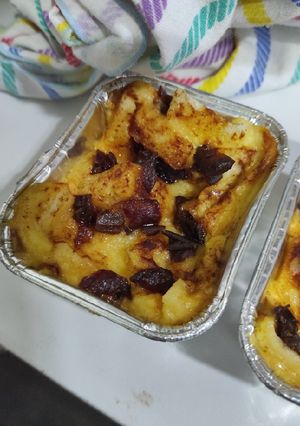 Foto resep Puding Roti Tawar Kurma Kukus untuk Sarapan/Cemilan MPASI 1+