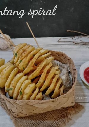 Foto resep Kentang spiral