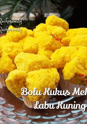 Foto resep 81.Bolu Kukus Mekar Labu Kuning