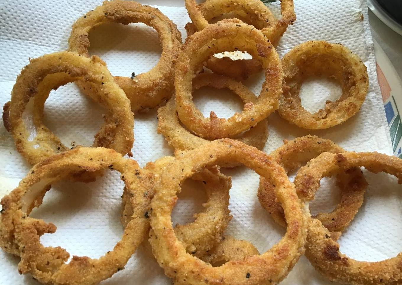 Aros de cebolla al horno