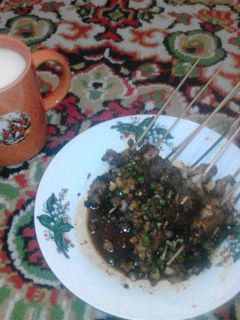Foto resep sate ayam praktis