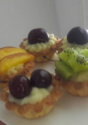 Une photo de Mini tartelettes aux fruits