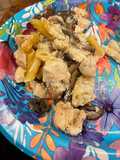 Macaroni with chicken