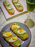افوكادو توست مع البيض🥑