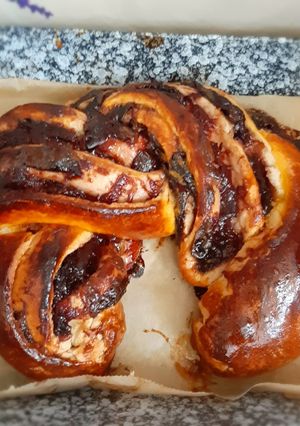 Szilvalekváros kalács recept fotója