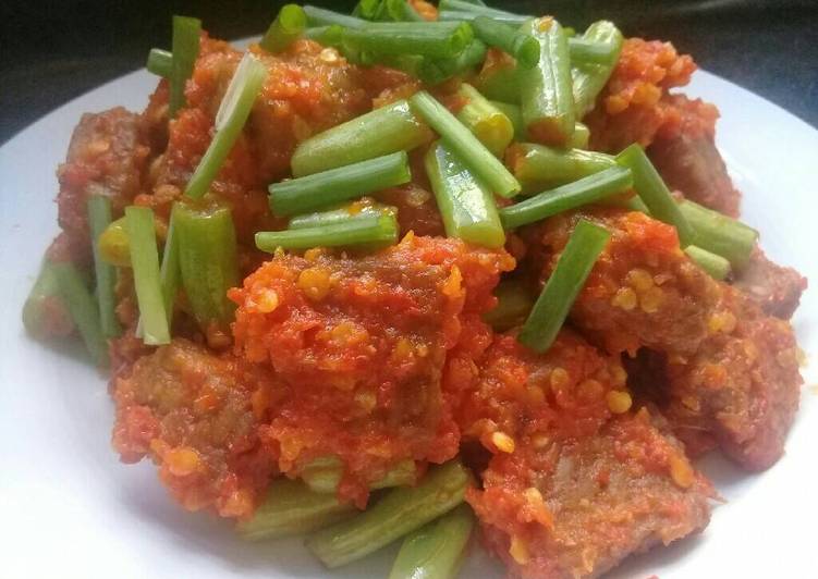  Resep  Tempe  balado  pedas oleh yunita Cookpad