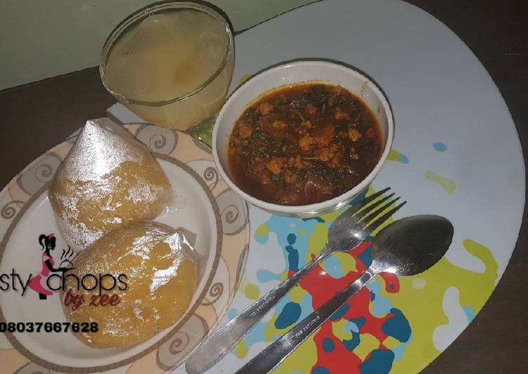 Teach Your Children To Eba and egusi soup