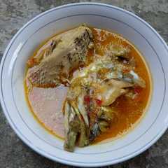 A picture of Gulai Ikan Kakap.