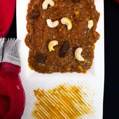 A picture of Haldi ka Halwa.