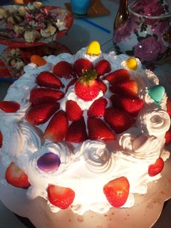 صورة لوصفة تورتة الفراولة 💝