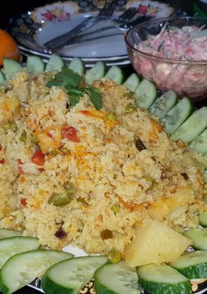 A picture of Khichri veg pulao😋.