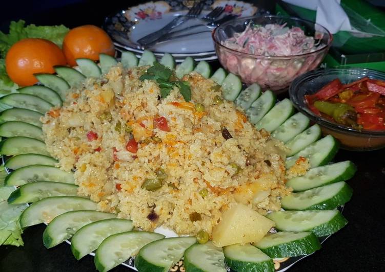 Steps to Cook Favorite Khichri veg pulao😋