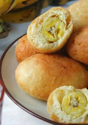 Foto resep Roti Goreng Isi Pisang Empuk