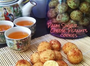 Foto resep Palm Sugar Cheese Peanuts Cookies