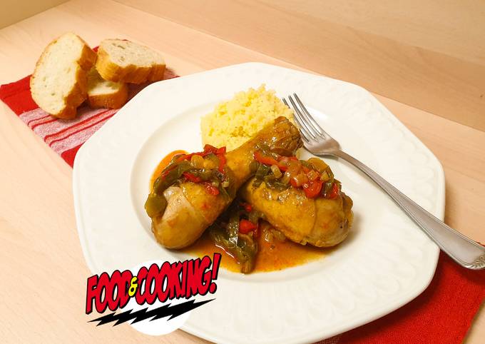 Muslos de Pollo Guisados Receta de FOOD&COOKING!- Cookpad