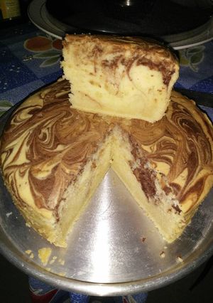 Foto resep Bolu marmer rasa butter hanya 2 telur
