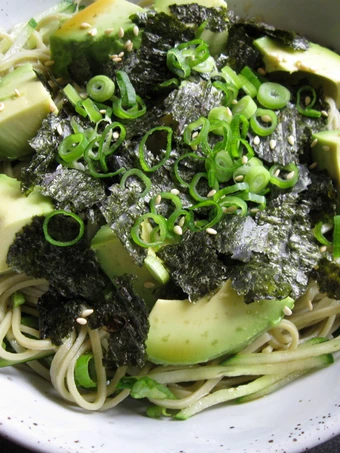 Easy Steps to Make Recipe Avocado Soba Salad with ‘Mentsuyu’ Sauce that is  Makes Drooling, Delicious}