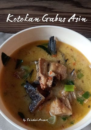 Foto resep Kotokan gabus asin