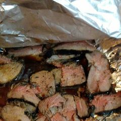 A picture of Burgandy tri tip.