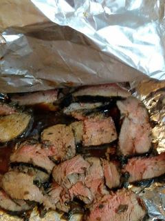A picture of Burgandy tri tip.