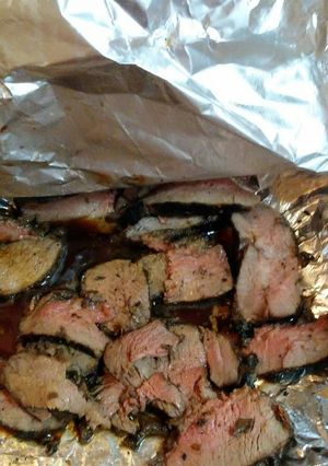 A picture of Burgandy tri tip.