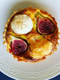 Une photo de Tarte chèvre figues