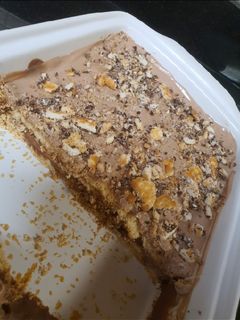 صورة لوصفة طبقات البسكوت والنوتيلا