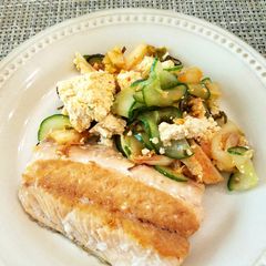 A picture of Tofu Kimchi Salad.