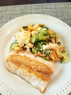 A picture of Tofu Kimchi Salad.