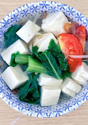 Foto resep Bening Caisim Touge Tahu Putih