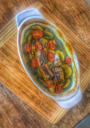 Une photo de Bouillon courgette et Sardines