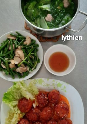 Hình của món Cà chua nhồi thịt.