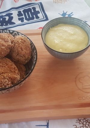 Foto di Polpette di fagioli borlotti