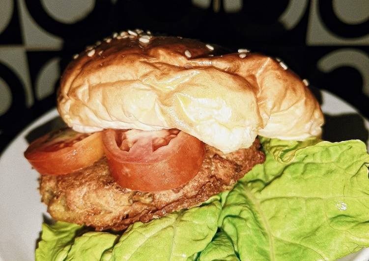makanan Burger Vegetarian Dari Tempe yang Menggugah Selera