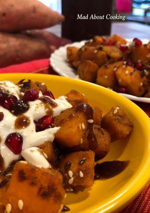 A picture of Sweet Potato Chaat.