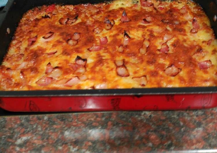 Rico Pastel de patata y carne picada