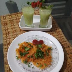 Guava Crush vth Potato Rissoti A picture of Guava Crush vth Potato Rissoti.