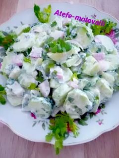 عکسی از دستور سالاد خیار و ماست