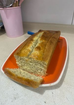 Una foto de Delicioso queque o budín de Limón
