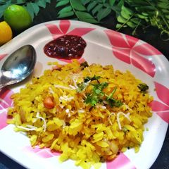 A picture of Nagpur special 'Poha'.