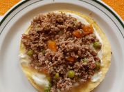 Una foto de tacos de picadillo