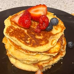 A picture of Almond flour pancakes.