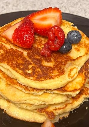 A picture of Almond flour pancakes.
