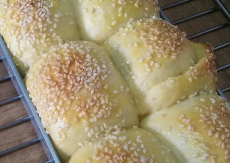 Resep Roti tanggal tua (Bread potato metode thangzong ukuran sendok), Bikin Ngiler