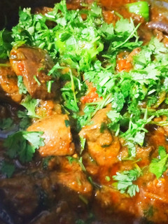 A picture of Goat's liver recipe/bakray ki kaleji.