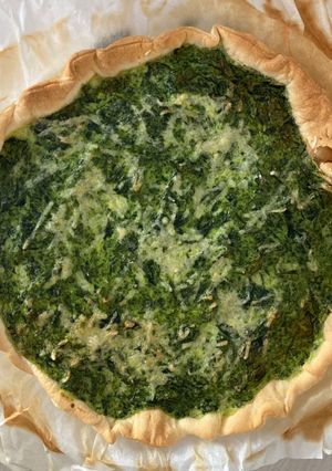 Une photo de Quiche ricotta épinards